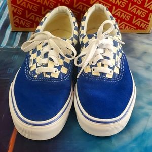 Checkered Royal Blue Vans